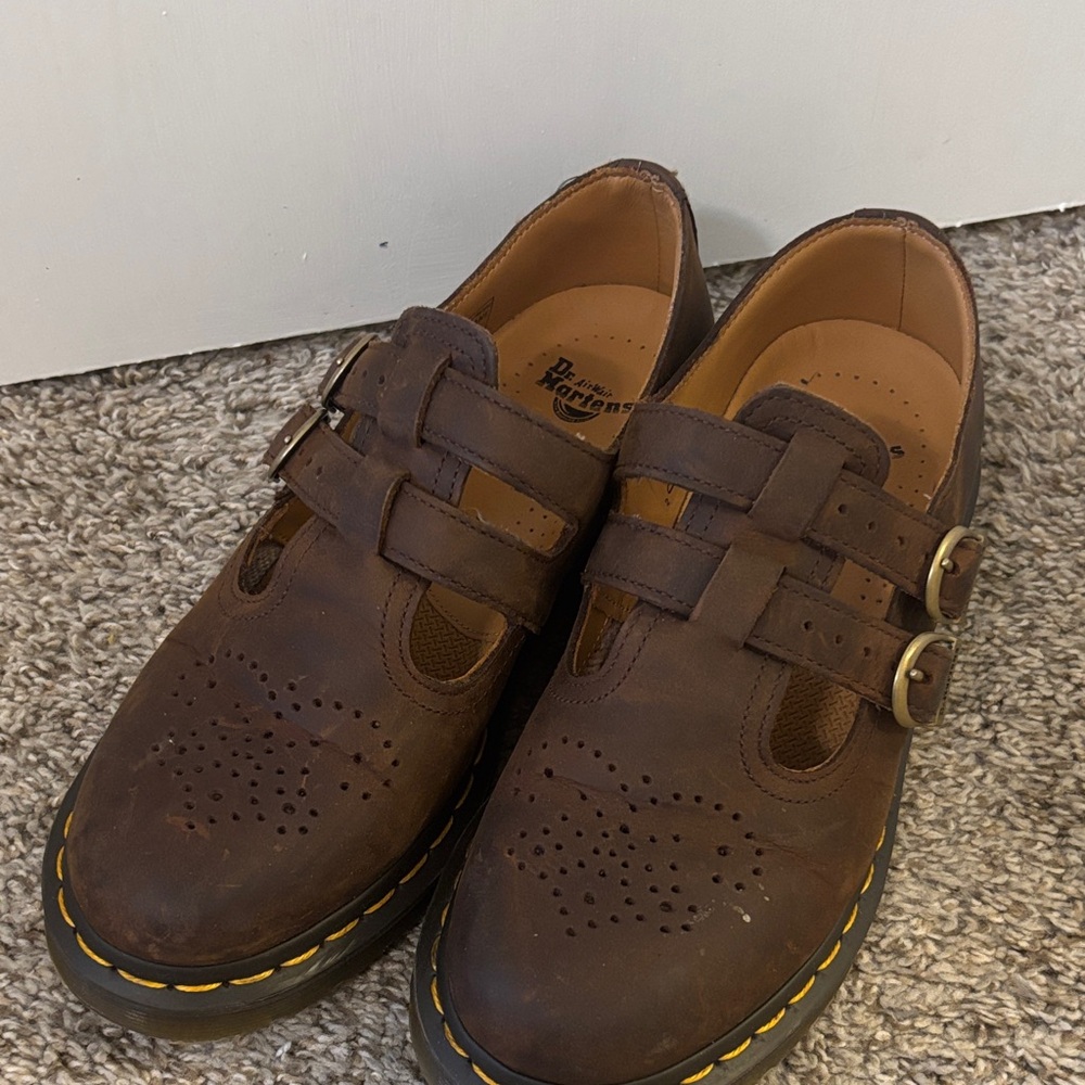 Dr. Martens Dark Brown Leather Loafers